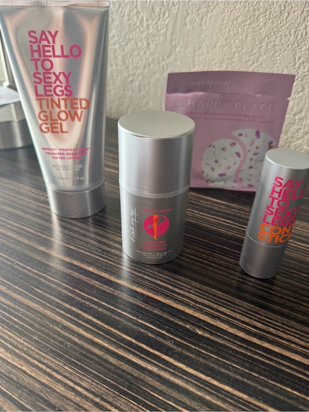 Say Hello To Sexy Legs Tinted Glow Gel - Silver Pink